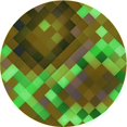 thumbnail image 1 of Ahgly Company Tapis d'Intérieur Ronds Lavables à la Machine, Style Transitionnel, Vert Pomme Vert, Tapis de Zone, 6 Pieds Rond, 1 of 7