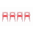 thumbnail image 1 of Heavenly Collection Red Plastic Armchair, 1 of 9