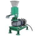 thumbnail image 1 of Machine à Granules de Bois 8 mm 2 Rouleaux Scie Pelletiseur de Poussière Machine de Traitement de Biomasse 220 V 3 Phases, 1 of 18