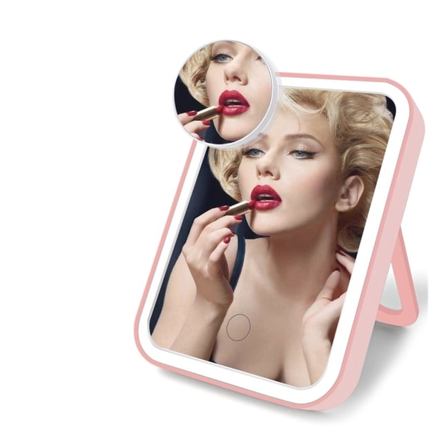 Touch Screen Led Makeup Mirror Light Mirrors Vanity Mirroir Stand Make Up Miroir Lumineux Desk Table Cosmetics Bathroom Mirror ,Widely Use