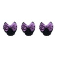 thumbnail image 1 of VONKY Easy To Wear Bow Work Hair Clips For Effortless Hairstyling On Go Wide Two-Bows-purple 3Set, 1 of 6
