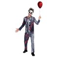thumbnail image 1 of Creepy Clown Costume for Men, Large Size, Partyholic, 1 of 4