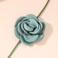 thumbnail image 2 of LinYooLi Collier Ras du Cou Fleuri pour Femmes Collier Gothique Floral à Lacets Collier Rose Long Collier en Velours pour Mariage Fête d'Été, 2 of 5