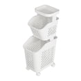 thumbnail image 2 of Double Layer Sturdy Laundry Basket for Apartment Laundry Room Living Room, 2 of 7