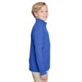 thumbnail image 3 of Youth Zone Sonic Heather Performance Quarter-Zip - SP ROYAL HEATHER - M, 3 of 3