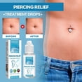 thumbnail image 2 of Solution de Soins pour Perçage d'Oreille Désinfectante, Suivi du Perçage Nasal, Réduire les Allergies, 2 of 8