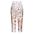 thumbnail image 4 of CHGBMOK Capris Imprimés à Taille Élastique pour Femmes, Été Décontracté, Liquidation, Grande Taille, 4 of 5