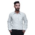 thumbnail image 1 of BESTMAN Long Sleeve Formal Shirt For Men Printed Button Down Cotton Men Shirts, 1 of 5