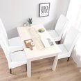 thumbnail image 4 of Mistaha Dining Chair Slipcover, High Stretch Removable Chair Cover Washable PU Leather Waterproof Chair Seat Protector Cover for Home Party Hotel Wedding Ceremony, 4 of 8