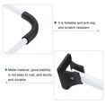 thumbnail image 4 of Unique Bargains Folding Table Legs 10.2' Height Anti Slip Coffee Table Leg Replacement, White Black 4 Pack, 4 of 6