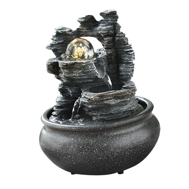 GUOOL Cascade Intérieure Illuminée pour Maison, Terrasse, Pendaison de Crémaillère, Bureau, Table g