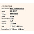 thumbnail image 5 of BEAR Food Processor-Food Chopper Electric Dual Speed for Meat, Vegetable, Cheese, 5 of 5