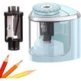 thumbnail image 1 of 1-Piece Electric Pencil Sharpener — Designed for Children: Features a Sharp Blade for Rapid Sharpening; Suitable for No. 2 Pencils, Schools, Classrooms, Offices, and Home Use.,Blue, 1 of 7
