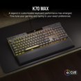 thumbnail image 2 of Corsair K70 MAX Clavier Gaming USB Anglais US Noir, 2 of 8