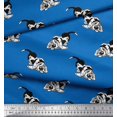 thumbnail image 3 of Soimoi Polyester Crepe Fabric Basset Hound Dog Print Fabric by Yard 42 Inch Wide, 3 of 3