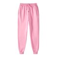 thumbnail image 1 of Yuyuzo Plus Size Sweatpants for Women Thick Workout Jogging Pants Elastic Waist Drawstring Solid Color Trackpants, 1 of 2
