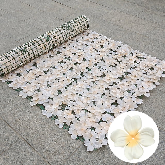 Protective Cover for Garden Privacy Screen with Floral Design Barrier for Outdoor Yard and Patio 1 PC