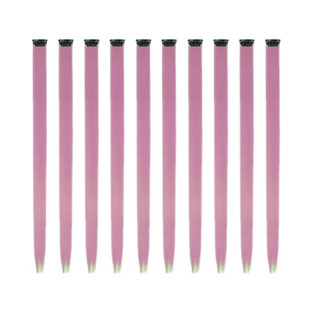 10X Wig Extensions Bradem Clear Out Deal, Colored Hair Extensions, Multi-Colors Party Highlights Clip in Synthetic Hair, Hair Extensions & Accessories I, Catch the Hair