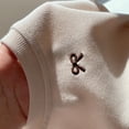 thumbnail image 4 of vdgthytj Toddler Baby Girls Long Sleeve Shirts Cute Ruffle Bowknot Embroidered Crew Neck Basic Tops Layering Tees, 4 of 4
