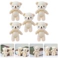 thumbnail image 2 of 5Pcs Mini Bear Stuffed Toys Soft Doll for Wedding Present Party Favors Box Stuffer, 2 of 9