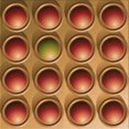 thumbnail image 1 of Ahgly Company Tapis de Zone Carré Orange Lavable en Machine, 5 Pieds Carré, 1 of 7