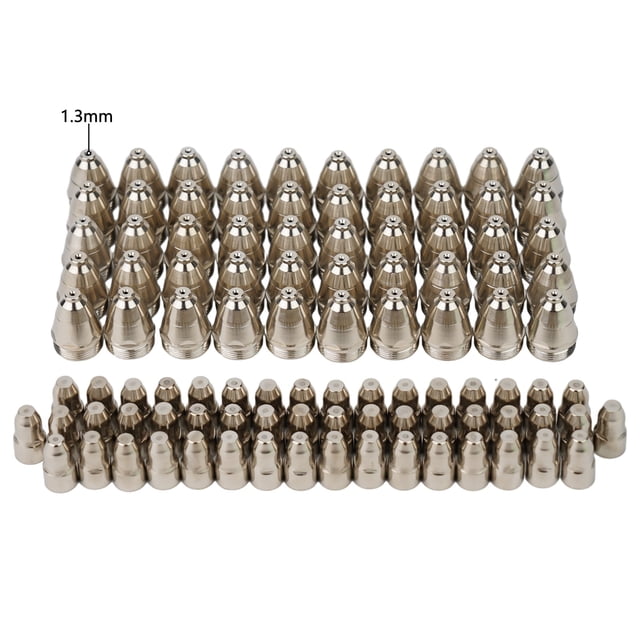 100pcs for P80 Plasma Electrode Tip Nozzle .5mm Cutter Torch For Air Plasma Cutting