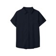 thumbnail image 3 of Birdeem Fashion Woman Causal Button Solid Blouse Short Sleeve T-Shirt Summer Tops, 3 of 6
