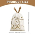 thumbnail image 3 of Kitchen Rubbish Bags Drawstring Trash Bags Pattern Thickened Garbage Bags 19.7" X 17.7"Unscented Trash Bags For Kitchen Bathroom Waste Liners 30Pc, Kitchen Rubbish Bags, 3 of 9