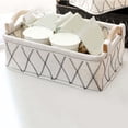 thumbnail image 3 of Closet Organizer With Handle Cloth Foldable Storage Cloth Containers For Shelves Nursery Home Kids Basement Storage Clear Storage Bags for Clothes Linen Organizers And Storage, 3 of 3