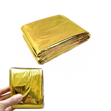 Couverture Solaire d'Urgence Extérieure de Survie Isolante en Mylar Thermique Thermique