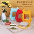 thumbnail image 1 of Sandwich Cutter And Sealer Bread Mold for Kids Lunch Square Sandwich Maker Cartoon Easy to Use Bento Box Accessories, 1 of 7