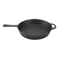 thumbnail image 1 of Poêle à Frire en Fonte, Répartition Uniforme de la Chaleur, pour Cuisson et Grillades en Camping Intérieur Extérieur Sans Revêtement, 1 of 7