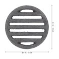 thumbnail image 2 of LEEYNEER Grille de Feu pour Foyer et Poêle à Bois Grille Ronde pour Gril pour Usage Intérieur et Patio 1 Ensemble, 2 of 7