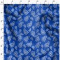 thumbnail image 3 of Soimoi Blue Poly Georgette Fabric Paisleys Paisley Printed Craft Fabric by the Yard 52 Inch Wide, 3 of 6