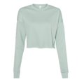 thumbnail image 1 of Bella Plus Canvas B53205256 Womens Cropped Crew Fleece, Dusty Blue - Extra Large, 1 of 3