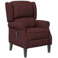 thumbnail image 1 of HOMCOM Massage Recliner Chair Push Back Recliner Armchair with Footrest, 1 of 10