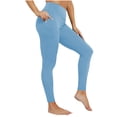 thumbnail image 1 of Birdeem Winter Women's Fashion Solid Color Double Pocket Comfortable Tight Leggings, 1 of 1