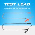 thumbnail image 1 of Test Clip,2Pcs Black Red Banana Test Lead Banana Plug Test Clip Exceptional Craftsmanship, 1 of 12