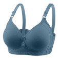 thumbnail image 2 of Saving Clearance 2025！Womens Plus Size Bras,Summer Clearance Bras for Womens,Woman's Printing Thin Style Ventilate Sweat Absorption Large Size Bras Without Steel Rim, 2 of 3