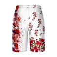 thumbnail image 3 of Shorts de Gym pour Hommes Décontractés Mode Shorts Patchwork avec Poches Taille Élastique Pantalons de Plage Shorts de Course pour Hommes en Liquidation, 3 of 4