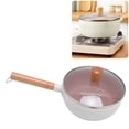 thumbnail image 3 of Casserole Antiadhésive, Petite Casserole en Alliage d'Aluminium Résistante aux Hautes Températures, Casserole Antiadhésive pour Aliments pour Bébé, Pâtes, Lait, 3 of 7