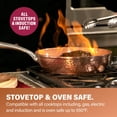 thumbnail image 3 of Gotham Steel Hammered Copper Collection 10” Nonstick Fry Pan with Lid, 3 of 6