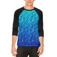 thumbnail image 1 of Halloween Bleu Givre Dragon Rider Armure T-Shirt Raglan pour Hommes, 1 of 2