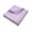 Purple, variant on Twin Bed Coverlet, Solid Color Soft Polyester Bedspread for Student Dorm, Breathable & Foldable Mattress Topper for Home