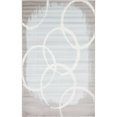 thumbnail image 1 of Unique Loom Metro Abstract Circles Rug 5' x 8' Rectangle Light Blue/Light Gray, 1 of 1