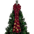 thumbnail image 1 of Aursykel Crushed Velvet Wired Ribbon for Gift Wrapping Christmas Tree Decoration and Craft Wreath Supplies with Snowflake Design 2.5 Inch Wide by 9.84ft Long Long Lasting Polyester, 1 of 8