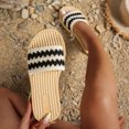 thumbnail image 2 of DXOUPM Sandales pour Femmes Sandales Plates Décontractées Pantoufles Polyvalentes pour Plage Chic Randonnée Vacances Voyage, 2 of 2