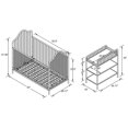 thumbnail image 3 of Rowan Valley Lanley Metal Crib and Changing Table Set, White, 3 of 9