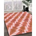 thumbnail image 3 of Ahgly Company Tapis Rectangulaire Lavable en Machine Intérieur Transitionnel Orange Rouge Orange, 3 Pieds x 5 Pieds, 3 of 7