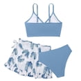 thumbnail image 2 of Toddler Girls 3 Piece Girls Swimsuit Cover up Bikini Cover up Girls Swimsuits Bikini Set Ruffled Swim Suit Kids Swim Suit Girls Bathing Suit Briefs Comfortable Girls2 Bathing Suit Kids Swim, 2 of 5